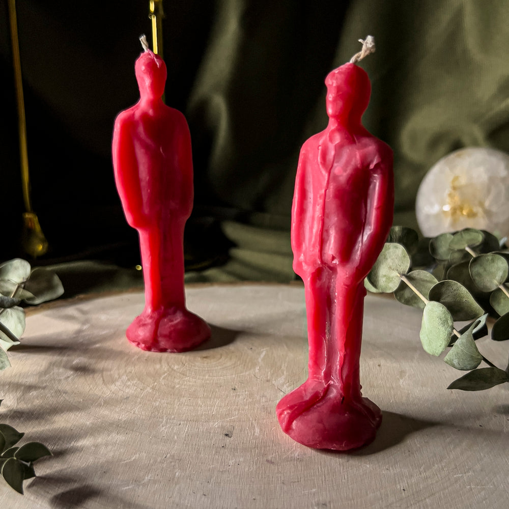 Five inch gender neutral body candles.