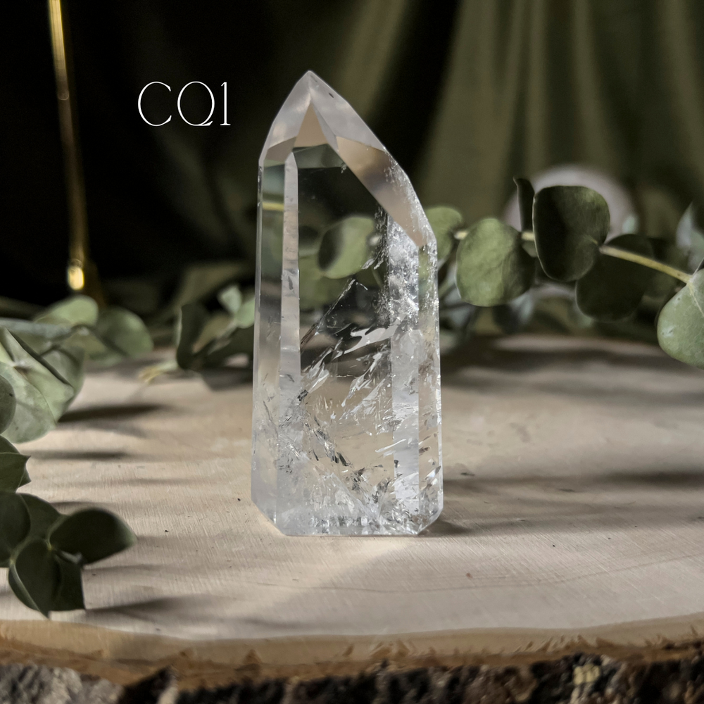 Clear Quartz Tower 1.